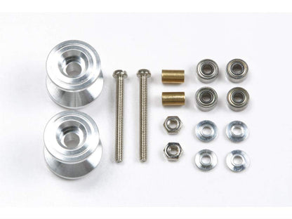 TAMIYA 15398 Mini 4Wd Double Aluminum Rollers 13-12Mm- Japan Figure Store - #1 Bring To You The Best Japanese Goods