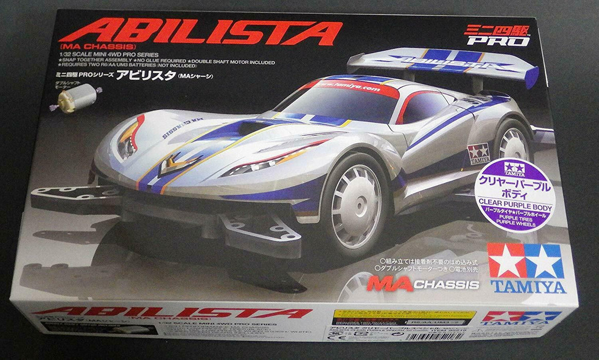 Tamiya Mini 4wd Pro Abilista Clear Purple Special Ma Chassis - Japan Figure