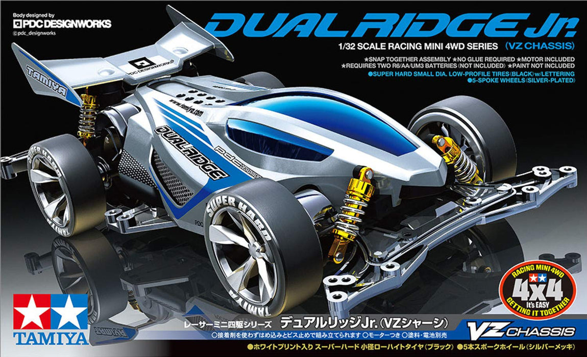 TAMIYA Mini 4Wd 1/32 Dualridge Jr. Vz Chassis- Japan Figure Store - #1 Bring To You The Best Japanese Goods