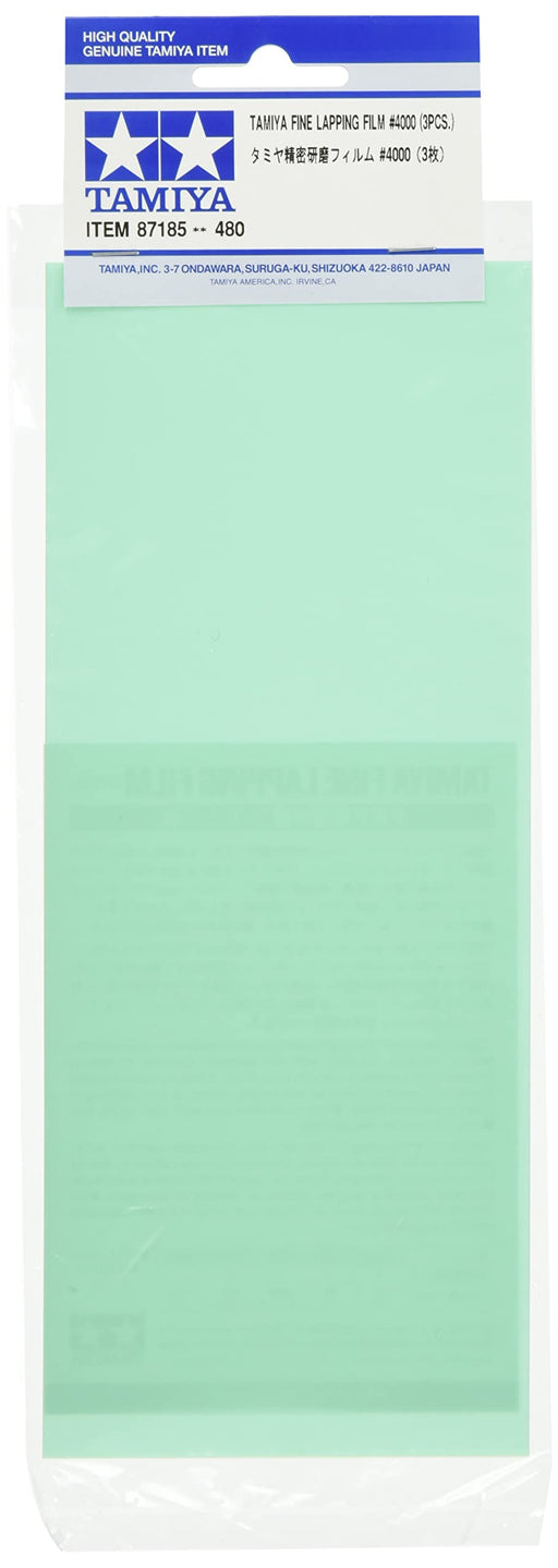 TAMIYA 87185 Fine Lapping Film #4000 3 Pcs.- Japan Figure Store - #1 Bring To You The Best Japanese Goods