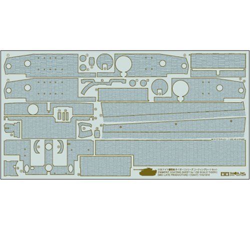 Tamiya Zimmerit Coating Sheet For 1/35 Tiger I Mid-late Production Model Kit - Japan Figure
