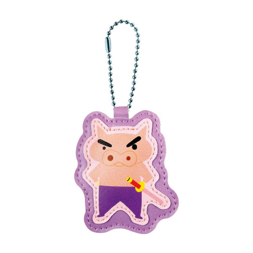 T'S FACTORY Crayon Shin-Chan Name Keychain Mascot Buriburizaemon- Japan Figure Store - #1 Bring To You The Best Japanese Goods