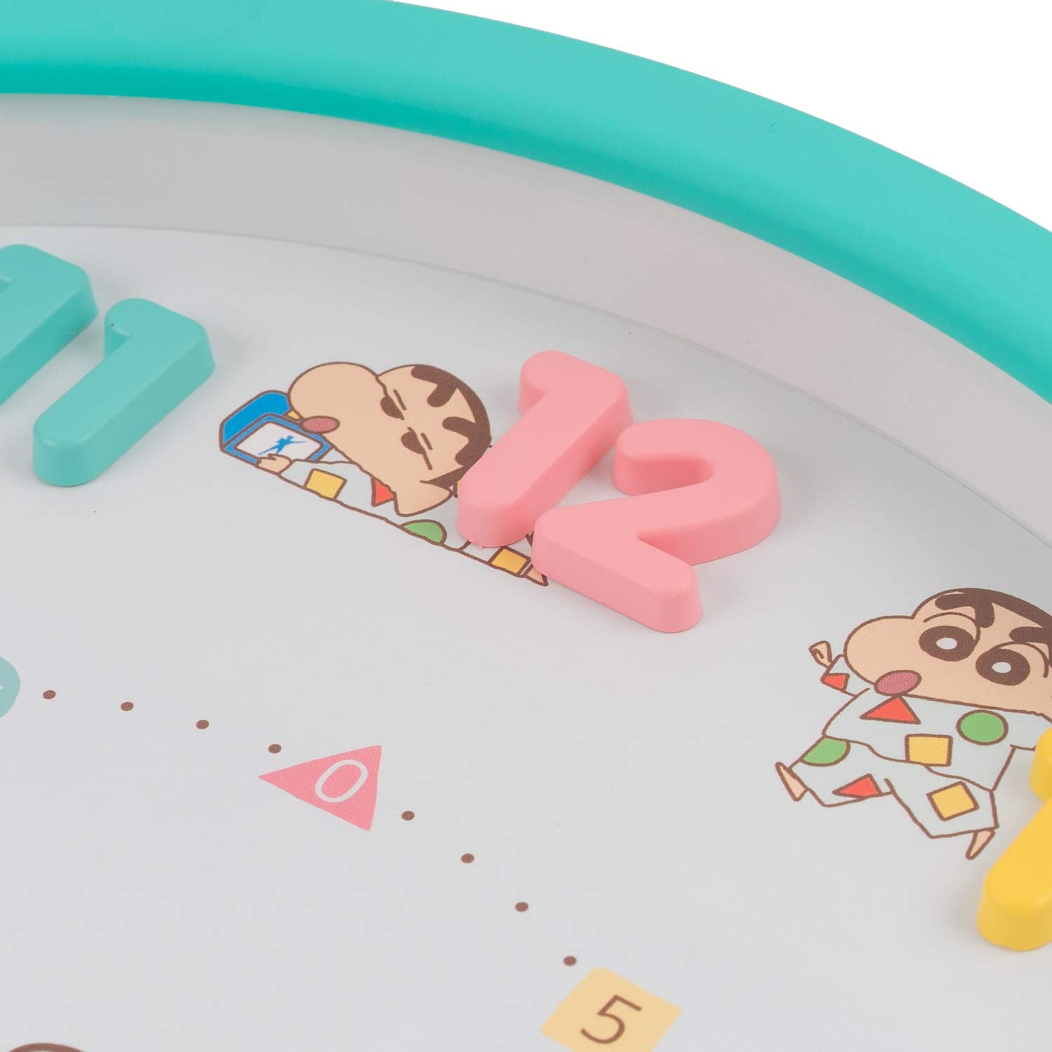 T'S FACTORY Crayon Shin-Chan Wall Clock Pajama Patterned Green- Japan Figure Store - #1 Bring To You The Best Japanese Goods