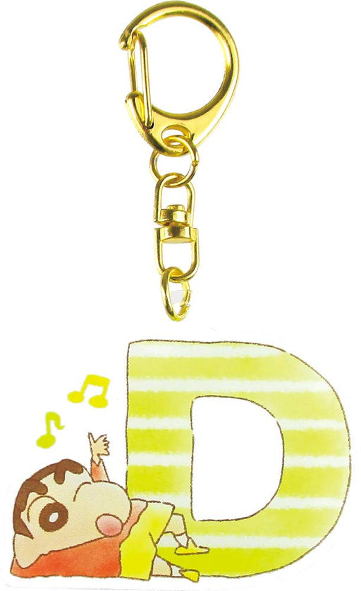 T'S FACTORY Crayon Shin-Chan Initial Acrylic Keychain D- Japan Figure Store - #1 Bring To You The Best Japanese Goods