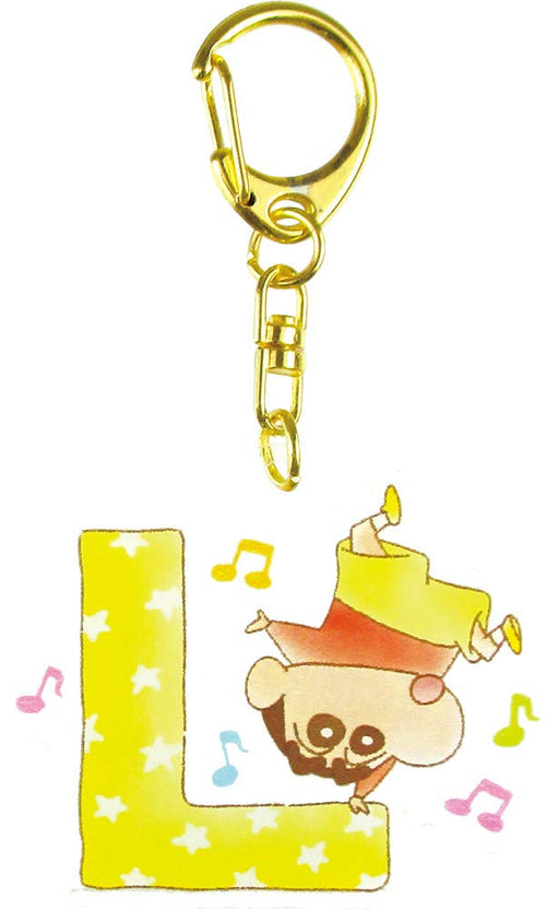 T'S FACTORY Crayon Shin-Chan Initial Acrylic Keychain L- Japan Figure Store - #1 Bring To You The Best Japanese Goods