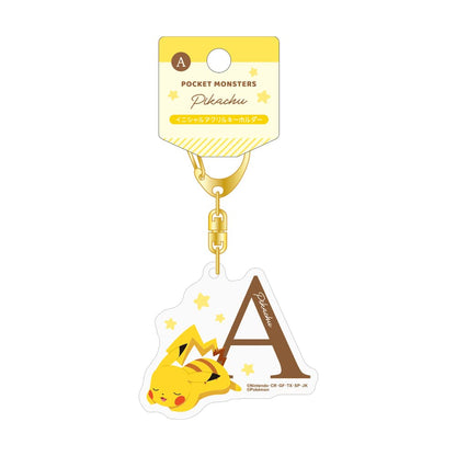 Teas Factory Pokemon Initial Acrylic Keychain 2 A Approx. H5.2 X W6 X D0.3Cm Pm-5541194A- Japan Figure Store - #1 Bring To You The Best Japanese Goods