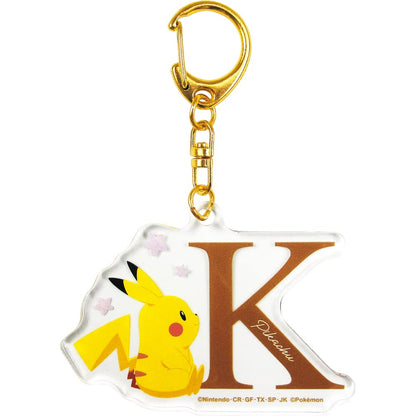 Teas Factory Pokemon Initial Acrylic Keychain 2 K Approx. H4.8 × W6.6 × D0.3Cm Pm-5541195K- Japan Figure Store - #1 Bring To You The Best Japanese Goods