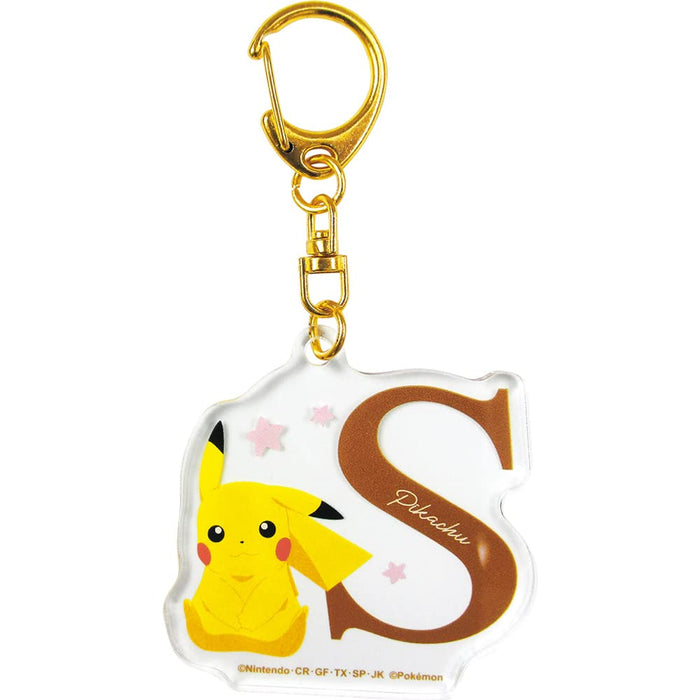 T'S FACTORY Pokemon Initial Acrylic Keychain 2 S- Japan Figure Store - #1 Bring To You The Best Japanese Goods