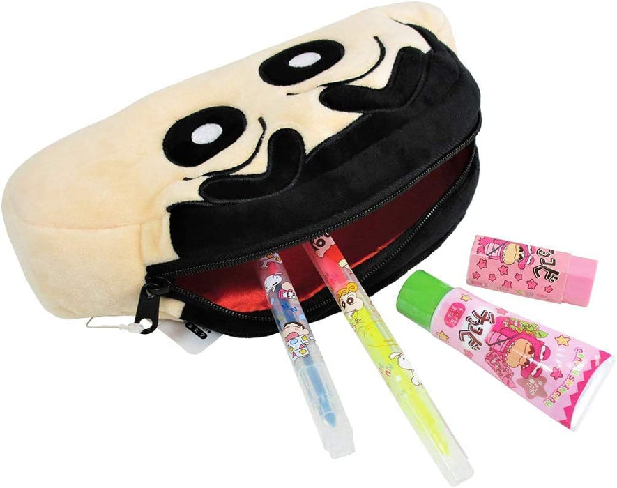 TS Factory Crayon Shin-Chan Plush Face Pen Pouch Shin-Chan H10.5 X W20.5 X D4Cm Ks-5540935Sn- Japan Figure Store - #1 Bring To You The Best Japanese Goods