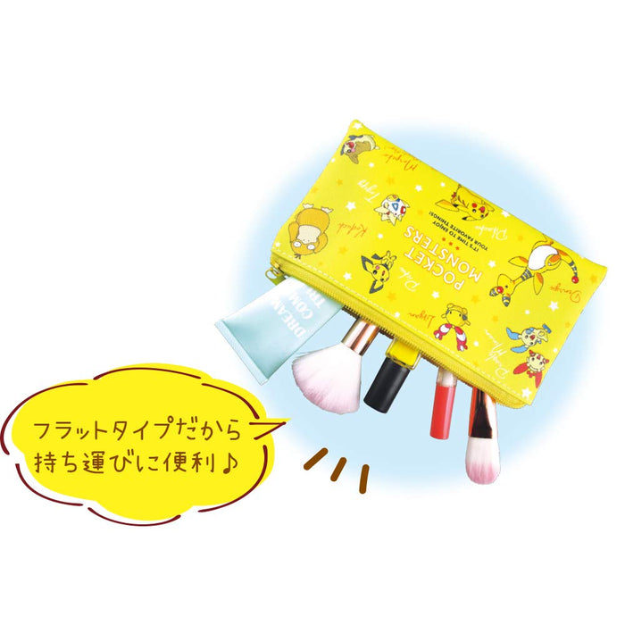 POKEMON CENTER ORIGINAL Multipurpose Flat Pouch Yellow- Japan Figure Store - #1 Bring To You The Best Japanese Goods