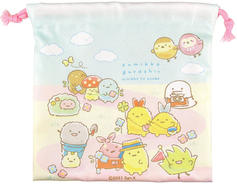 TS Factory Flat Purse 20 X 20Cm Sumikkogurashi Minikko And Asobo Sg-5530172Ma- Japan Figure Store - #1 Bring To You The Best Japanese Goods