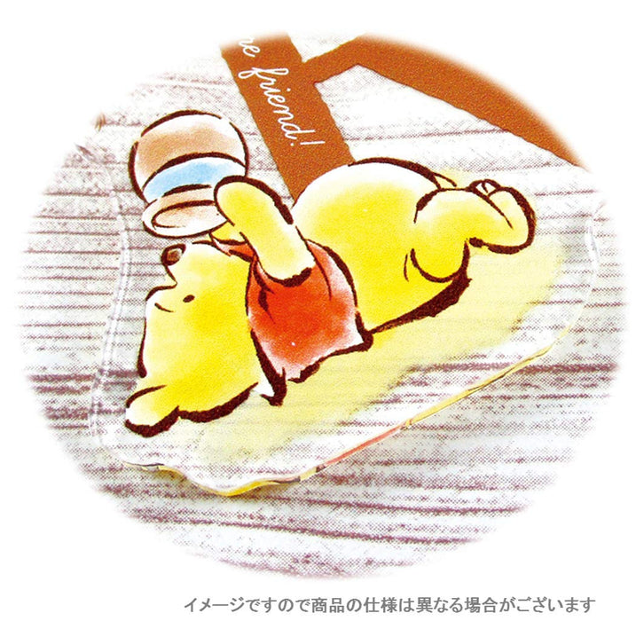 TS Factory Initial Acrylic Key Chain Winnie The Pooh A Disney 0.3 X 5.5 X 5.1 Cm Dn-5541131A- Japan Figure Store - #1 Bring To You The Best Japanese Goods