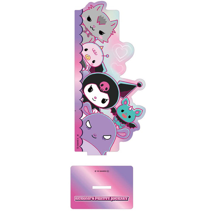 T&S Factory Kuromi&S Pretty Journey Acrylic Memo Board Japan H16.1Xw7.4Xd0.3Cm Sr-5541662Na- Japan Figure Store - #1 Bring To You The Best Japanese Goods
