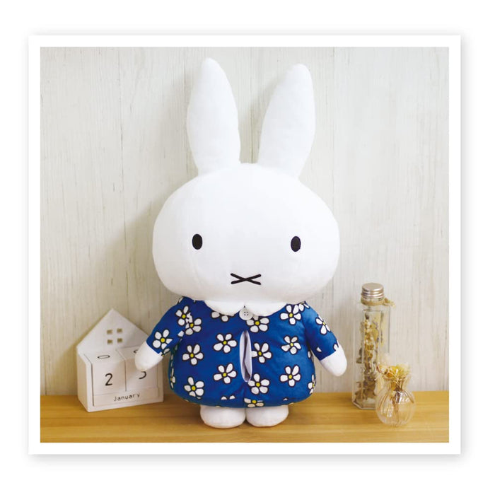 TS Factory Miffy Plush Tissue Cover Flower Approx. H16 X D16 Cm Pm-5533805De Approx. H48 X W27 X D11 Cm Blue- Japan Figure Store - #1 Bring To You The Best Japanese Goods