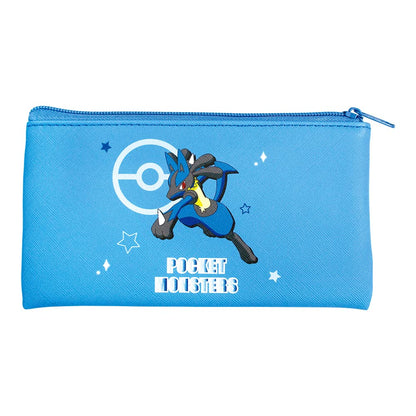 Tee&S Factory Pokemon Flat Multi Pouch Starlight Lucario H10.5 X W19Cm Pm-5533895Lu- Japan Figure Store - #1 Bring To You The Best Japanese Goods