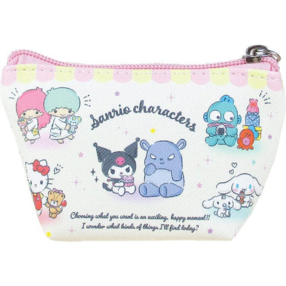 TS Factory Sanrio Characters Triangular Mini Pouch Shopping Cosmetic Pouch Accessory Case Cute 173242- Japan Figure Store - #1 Bring To You The Best Japanese Goods