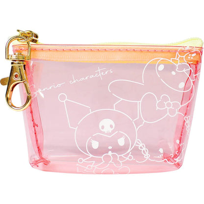 T&S Factory Sanrio Chocotto Triangle Clear Pouch Pink Japan H6Xw9.5Xd3Cm Sr-5544103Pk- Japan Figure Store - #1 Bring To You The Best Japanese Goods