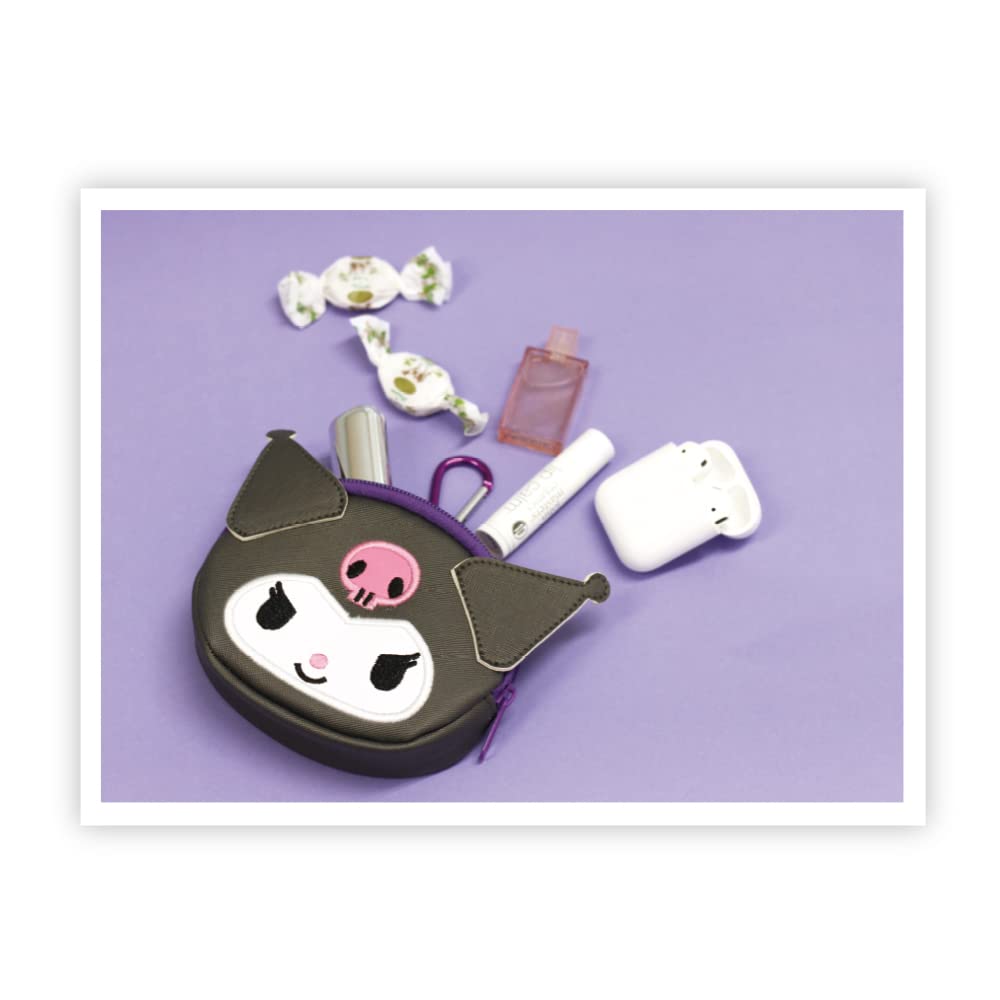 TS Factory Sanrio Do-Up Pouch With Card Holder Kuromi H10.7 X W13.3 X D3.7Cm Sr-5533839Ku- Japan Figure Store - #1 Bring To You The Best Japanese Goods