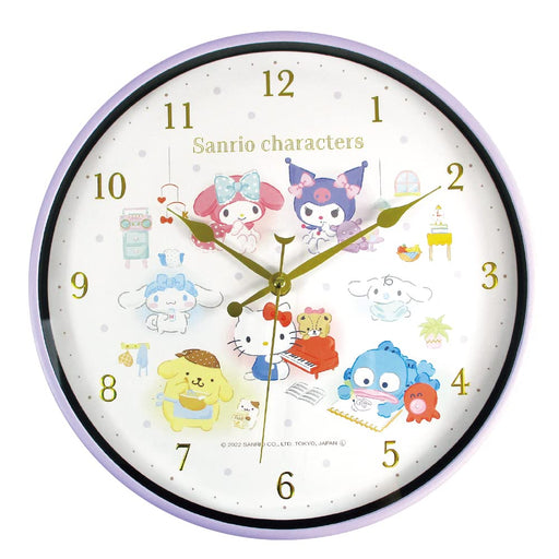 T'S Factory Sanrio Wall Clock Sanrio Characters Happiness My Room- Japan Figure Store - #1 Bring To You The Best Japanese Goods