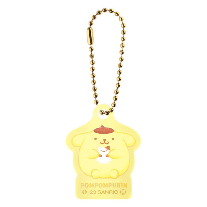 T&S Factory Sanrio Mini Acrylic Key Chain Funyumaru Pompompurin Japan H3.5Xw2.7Xd0.3Cm Sr-5541651Pu- Japan Figure Store - #1 Bring To You The Best Japanese Goods