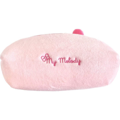 T'S Factory Sanrio My Melody Plush Face Pen Pouch Japan H9.7Xw19Xd5Cm- Japan Figure Store - #1 Bring To You The Best Japanese Goods