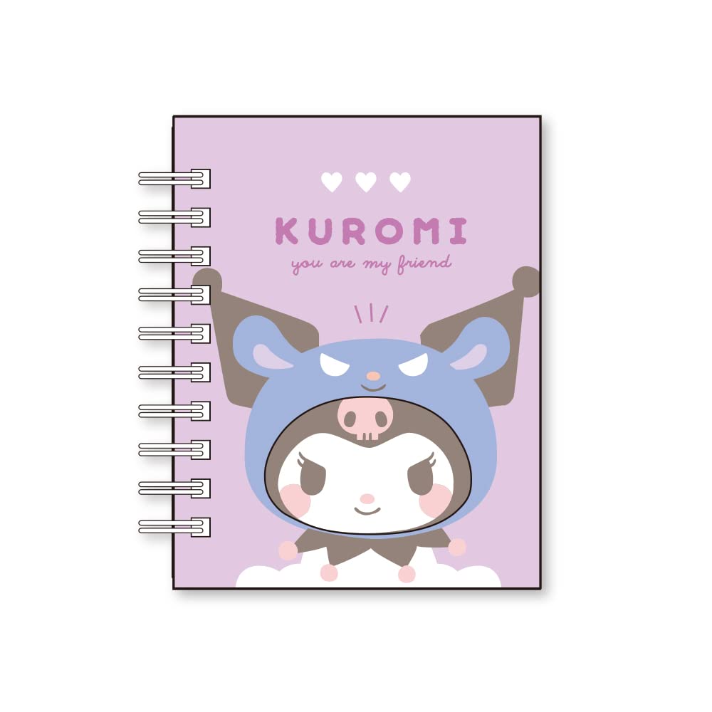 T'S Factory Sanrio Transform Mini Ring Memo Japan Window Kuromi H10.3Xw8.2Xd1.5Cm Sr-5543082Ku- Japan Figure Store - #1 Bring To You The Best Japanese Goods