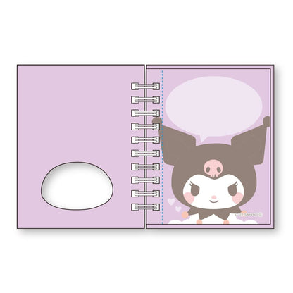 T'S Factory Sanrio Transform Mini Ring Memo Japan Window Kuromi H10.3Xw8.2Xd1.5Cm Sr-5543082Ku- Japan Figure Store - #1 Bring To You The Best Japanese Goods