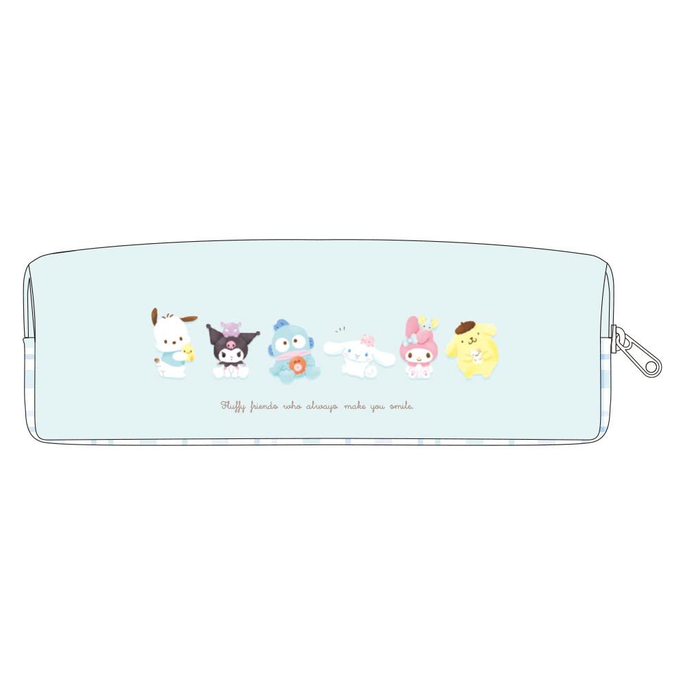 T'S Factory Sanrio W Zipper Slim Pen Pouch Sanrio Characters- Japan Figure Store - #1 Bring To You The Best Japanese Goods