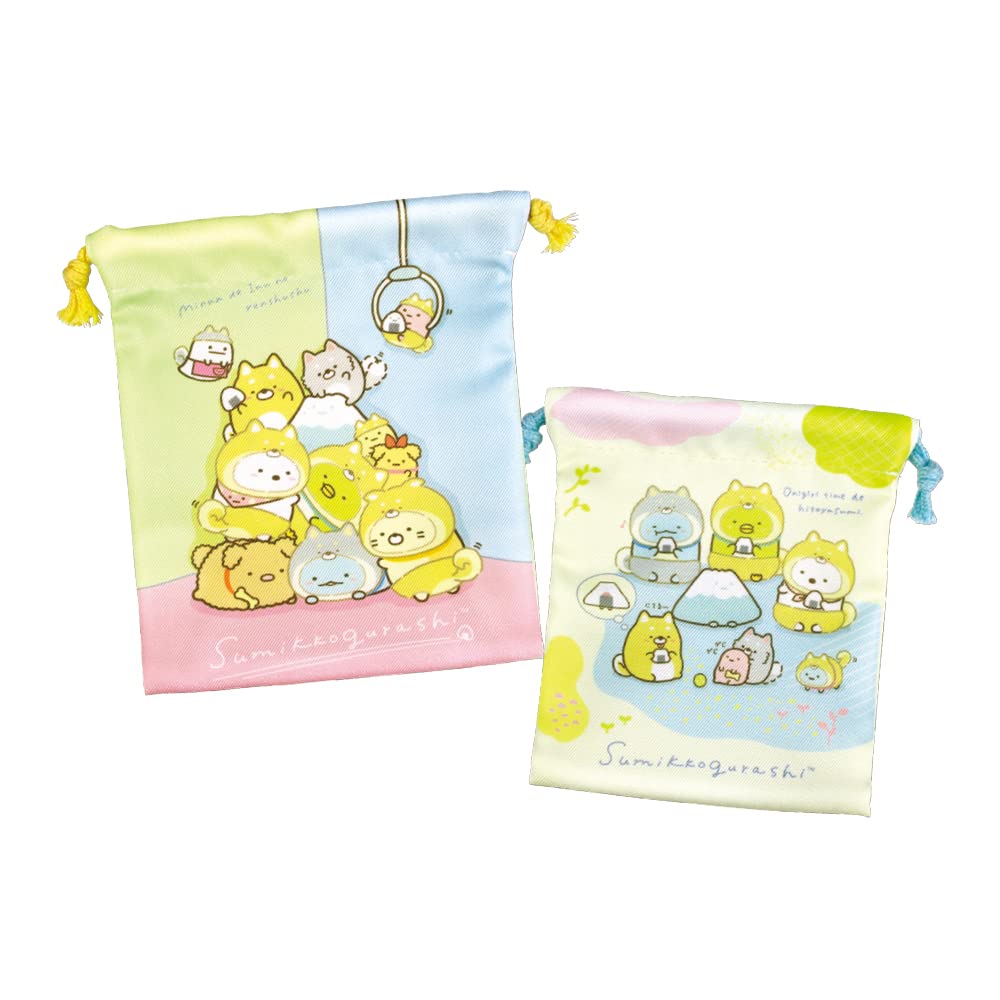 TS Factory Sumikko Gurashi 2P Drawstring Set Dog Play H20 X W17Cm Sg-5530226Ig- Japan Figure Store - #1 Bring To You The Best Japanese Goods