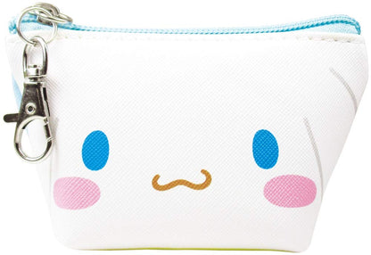 T'S FACTORY Sanrio Triangle Mini Pouch Cinnamoroll Face- Japan Figure Store - #1 Bring To You The Best Japanese Goods