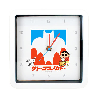 T's Factory Crayon Shin-Chan Wall Clock KS-5520436SK 20x20x4cm- Japan Figure Store - #1 Bring To You The Best Japanese Goods