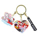 Tees Factory Kitty Keychain Heart H49XW44XD3mm SR-5541938Kh- Japan Figure Store - #1 Bring To You The Best Japanese Goods