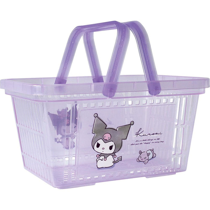 as title Tees Factory Sanrio Clear Character Basket Nuance/Kuromi SR-5542877NK- Japan Figure Store - #1 Bring To You The Best Japanese Goods