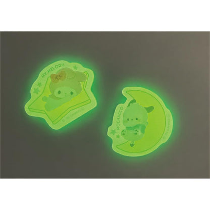 T&S Factory Sanrio Luminous Acrylic Sticker Pochacco H4.5xW5xD0.3cm SR-5541852PC- Japan Figure Store - #1 Bring To You The Best Japanese Goods