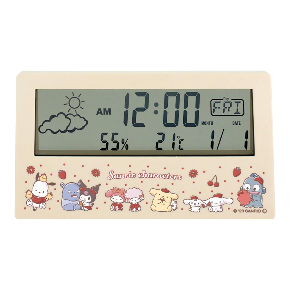T's Factory Sanrio Digital Clock Friends Memory SR-5520445FM- Japan Figure Store - #1 Bring To You The Best Japanese Goods