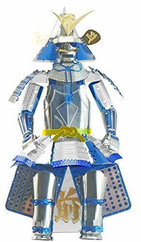 Tenyo Metallic Nano Puzzle Multi Color Yoroi Kenshin Uesugi Model Kit - Japan Figure