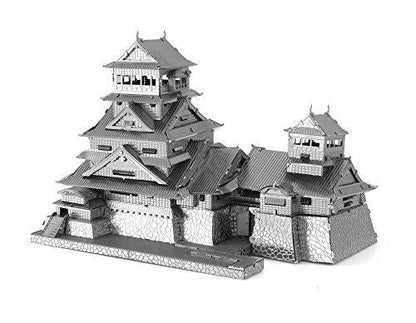 Tenyo Metallic Nano Puzzle Premium Series Kumamoto Castle Model Kit- Japan Figure Store - #1 Bring To You The Best Japanese Goods