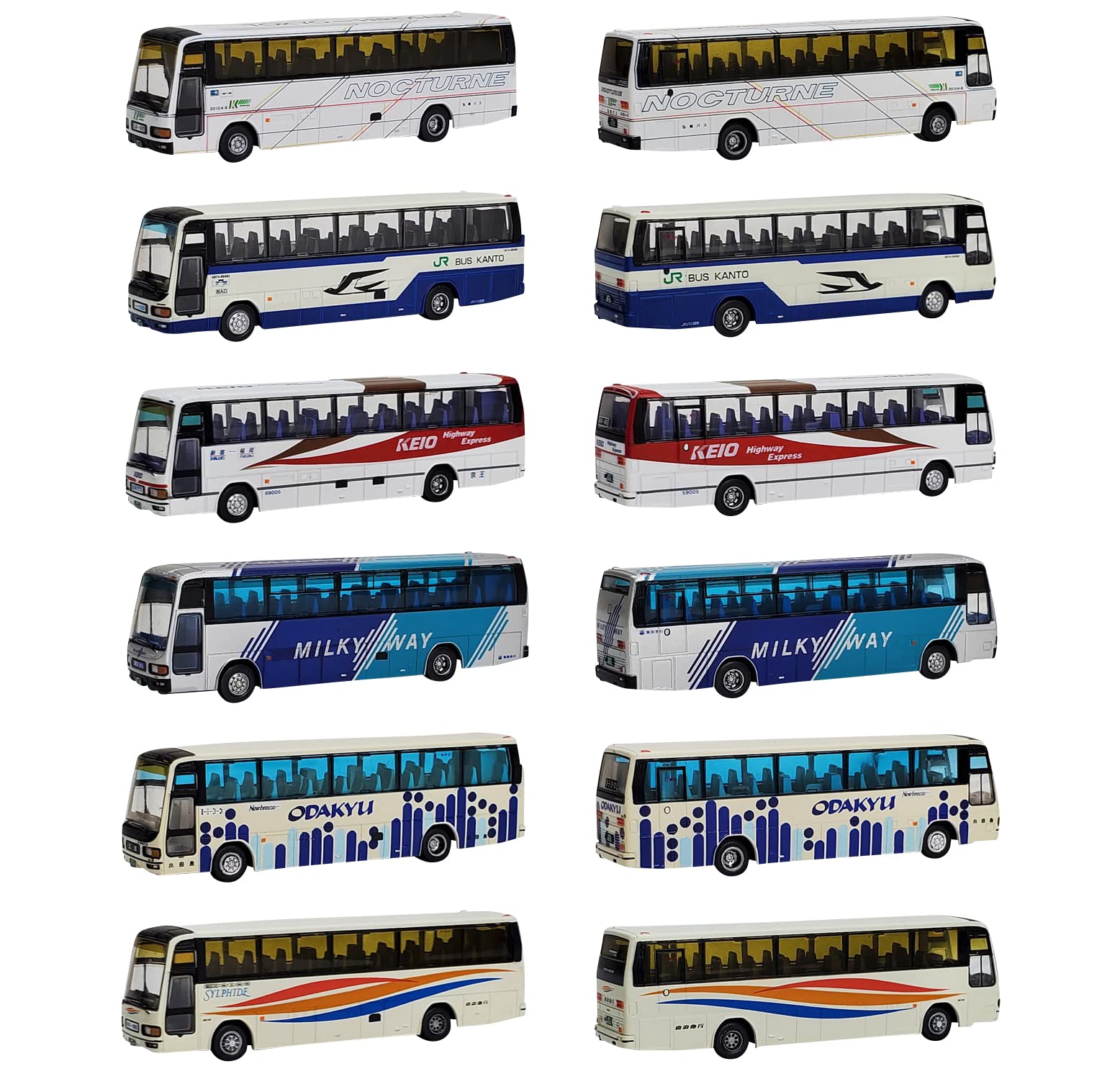 TOMYTEC The Bus Collection No.30 12 Buses Randomly Packed N Scale- Japan Figure Store - #1 Bring To You The Best Japanese Goods