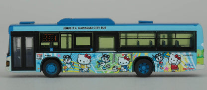 TOMYTEC Bus Collection Kawasaki Norufin X Hello Kitty Sports Town N Scale- Japan Figure Store - #1 Bring To You The Best Japanese Goods