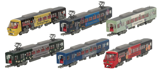 Tomytec Japan Railway Collection Type 8000 Yanagawa Sightseeing Train Suito 6 Car Set 319108- Japan Figure Store - #1 Bring To You The Best Japanese Goods