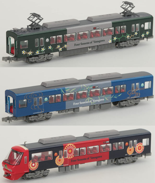Tomytec Japan Railway Collection Type 8000 Yanagawa Sightseeing Train Suito 6 Car Set 319108- Japan Figure Store - #1 Bring To You The Best Japanese Goods
