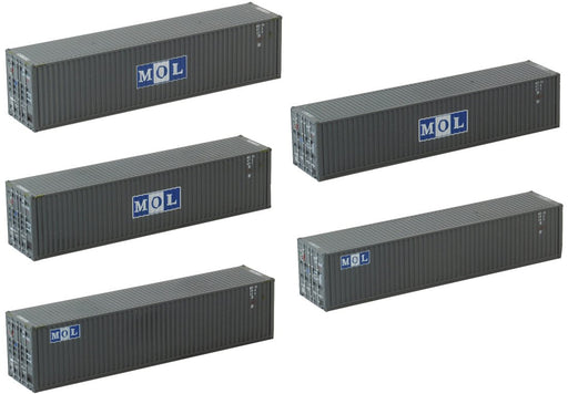 Tomytec 40Ft Mitsui O.S.K. Lines Trailer Collection Set of 5 Containers- Japan Figure Store - #1 Bring To You The Best Japanese Goods