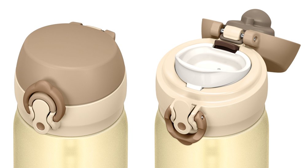 Thermos Jnl-353 Crg Vacuum Insulated Mobile Mug Creamy Gold 350ml Japanese Insulated Bottles- Japan Figure Store - #1 Bring To You The Best Japanese Goods