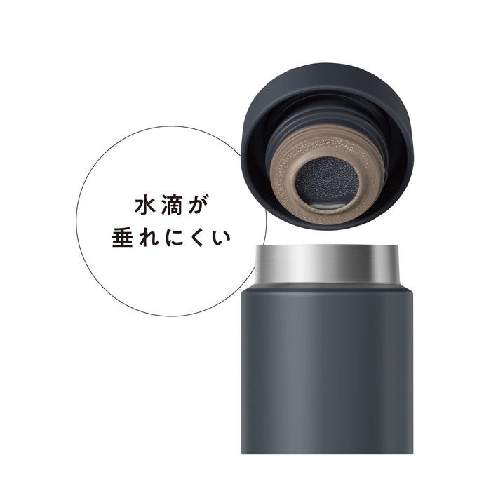 Thermos Water Bottle, Vacuum Insulated & Portable (Dark Gray) 480ml Vacuum Insulated Bottle- Japan Figure Store - #1 Bring To You The Best Japanese Goods