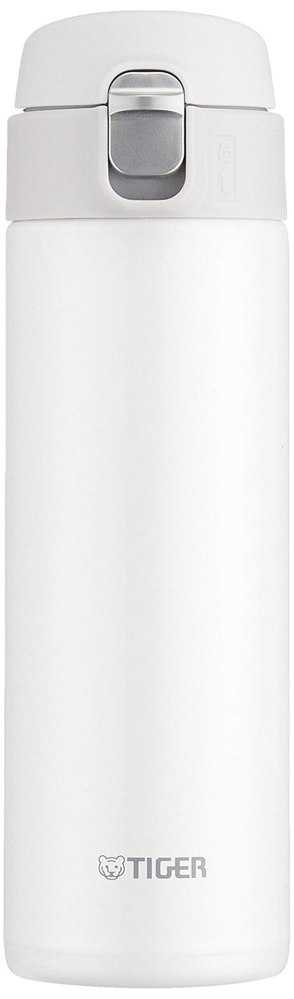 Tiger Mmj-A482-Wj Thermos White Stainless Mini Bottle 480ml Japanese Vacuum Water Bottles- Japan Figure Store - #1 Bring To You The Best Japanese Goods