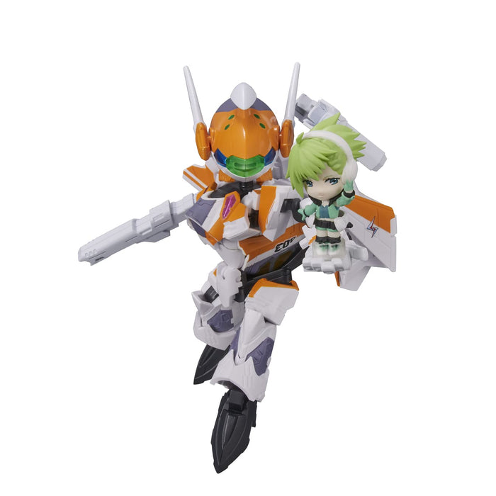 Bandai Tiny Session Vf-31E Siegfried Chuck Mustang Custom With Reina Prowler Macross Delta- Japan Figure Store - #1 Bring To You The Best Japanese Goods
