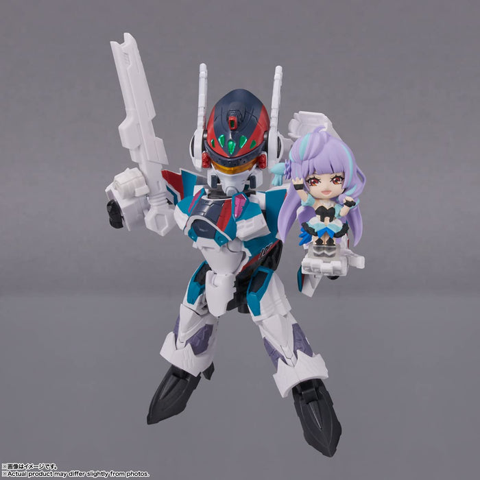 Bandai Tiny Session Vf-31S Siegfried Arad Molders Custom With Mikumo Guynemer Macross Delta- Japan Figure Store - #1 Bring To You The Best Japanese Goods