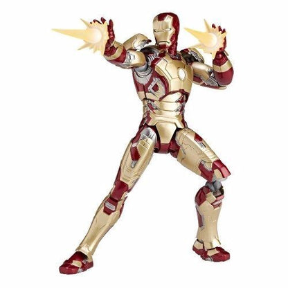 Tokusatsu Revoltech No.049 Iron Man 3 Iron Man Mark Xlii Figure Kaiyodo Japan- Japan Figure Store - #1 Bring To You The Best Japanese Goods