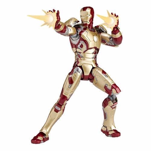 Tokusatsu Revoltech No.049 Iron Man 3 Iron Man Mark Xlii Figure Kaiyodo Japan- Japan Figure Store - #1 Bring To You The Best Japanese Goods