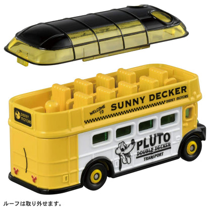 Takara Tomy Tomica Disney Motors Sunny Decker Pluto Disney Character Model Toys- Japan Figure Store - #1 Bring To You The Best Japanese Goods